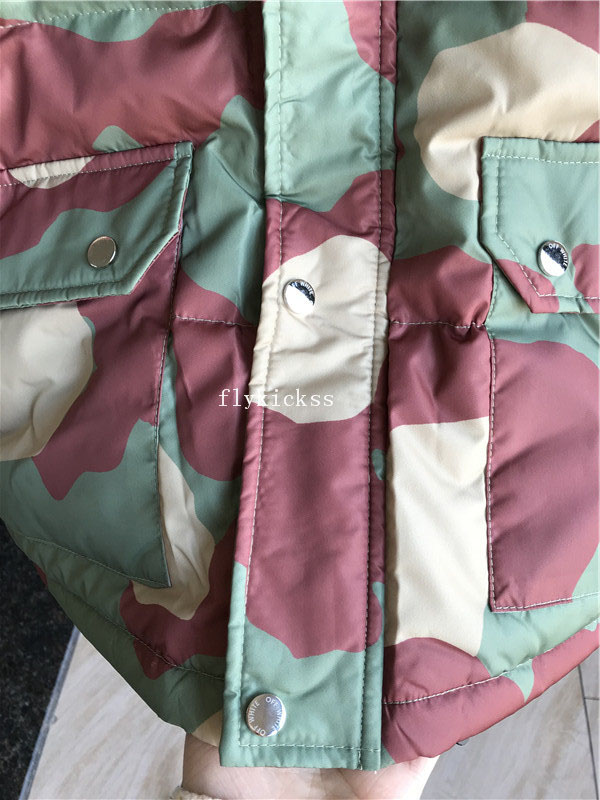 Off-White Diagonals Camouflage Down Jacket